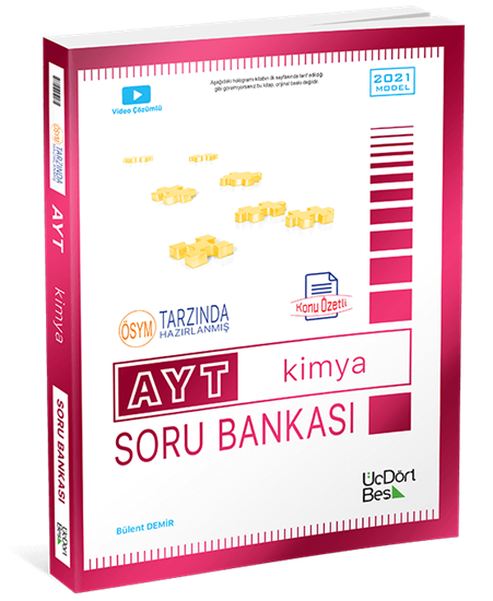 345 - AYT Kimya Soru Bankası - 2021 Model