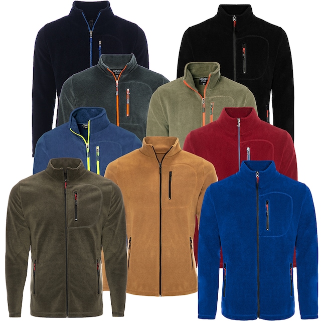 Genıus Store Erkek Polar Fermuarlı Tactical Fleece 3cepli&9Renk
