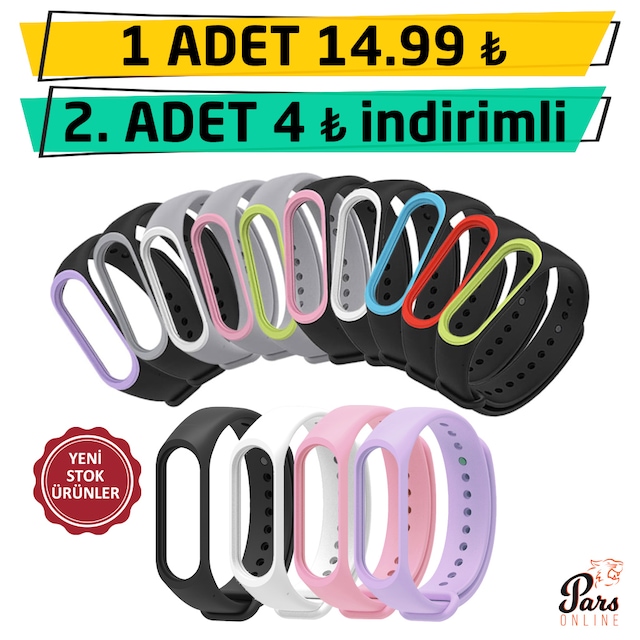 Xiaomi Mi Band 4 Mijobs Akıllı Bileklik Kordonu TPSİV Silikon