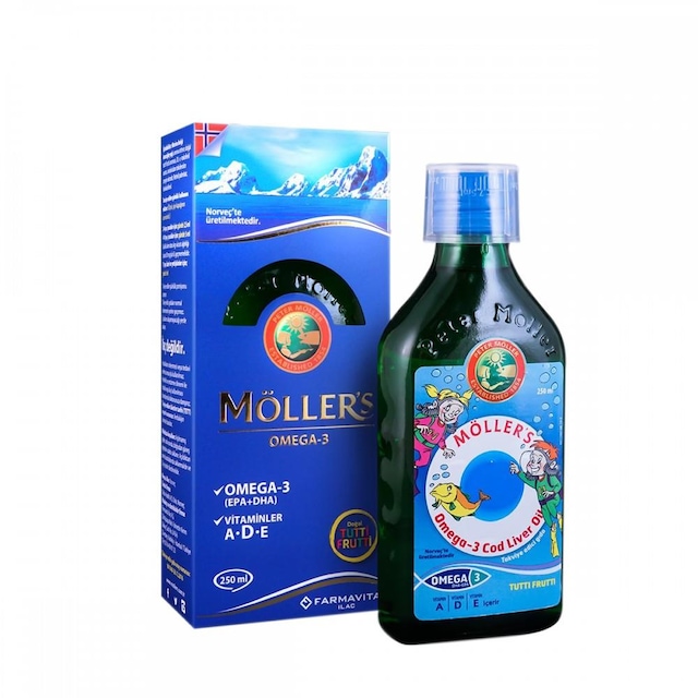 Möllers Balık Yağı Şurubu Tutti Furitti 250 ml