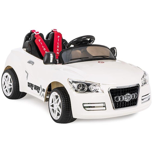 Pilsan Tery Bery Uzaktan Kumandalı 12V Akülü Araba Beyaz 05-280