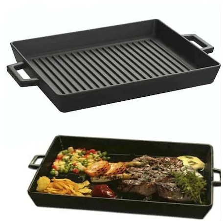 LAVA 26x32cm Döküm Izgara Tava