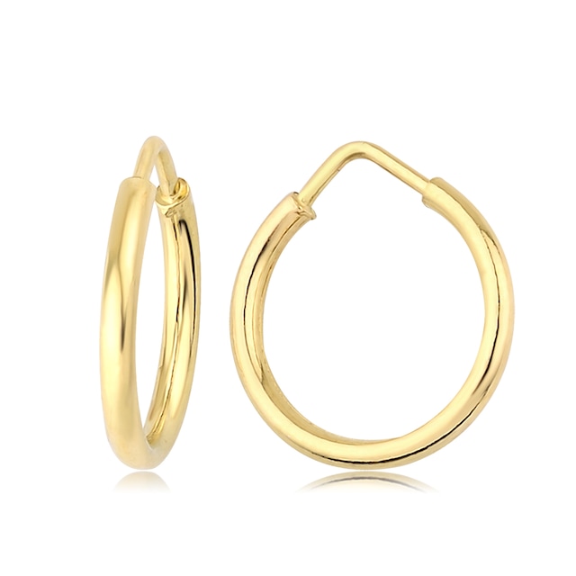 Lizay Pırlanta Altın Halka Küpe