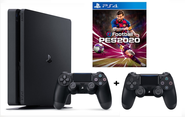 SONY PS4 500 GB + 2. KOL + PES 2020