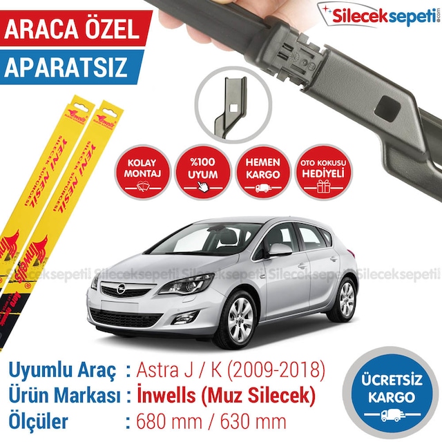 Opel Astra J / K İnwells Muz Silecek Takımı (2009-2019)