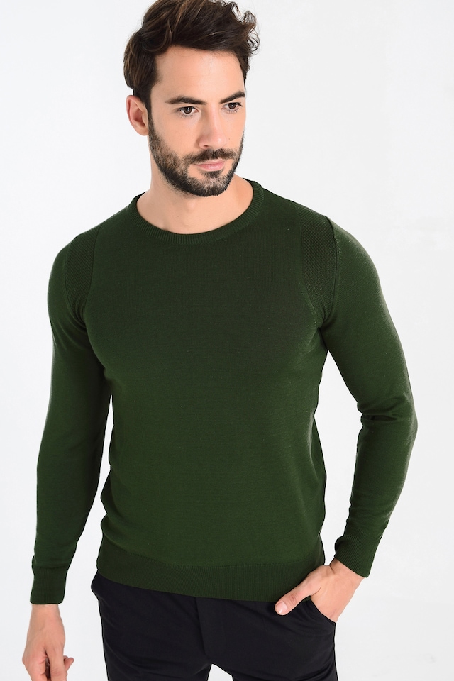 Heyss Bisiklet Yaka Erkek Triko Kazak 5  Renk Seçeneği