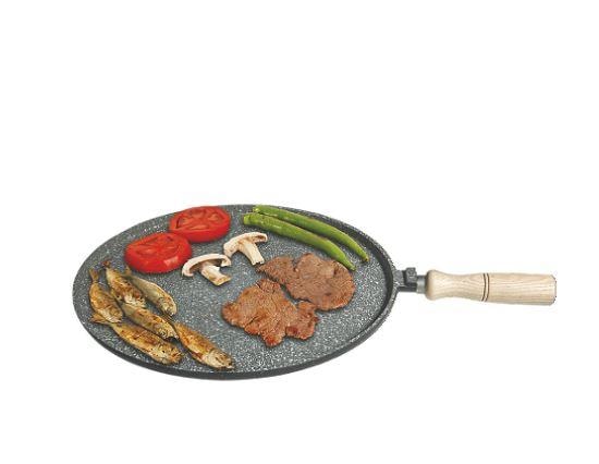 Cansuyu Kale Döküm Gözleme Krep Et Tavası  36Cm