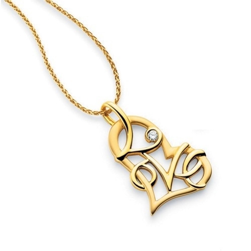 Lia - Sevgiliye Özel Kalbimdeki Aşk Pırlanta Kolye