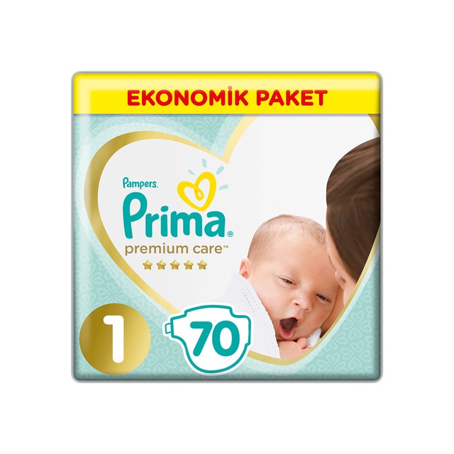 Prima Pampers Premium Care Ekonomik Paket Yenidoğan Bantlı