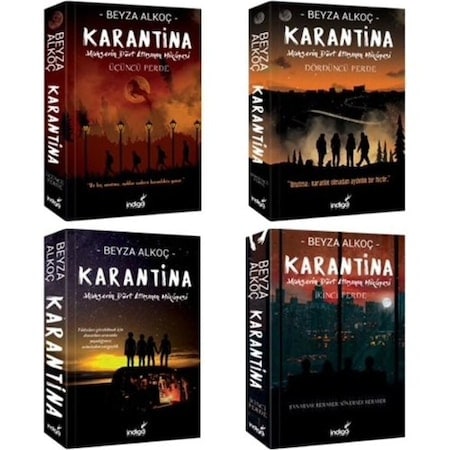 Karantina Serisi 4 Kitap Set -Beyza Alkoç