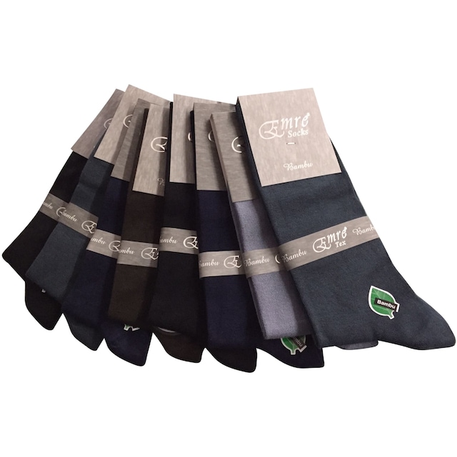 10'lu emre bambu erkek çorap %100 bambu sağlıklı rahat