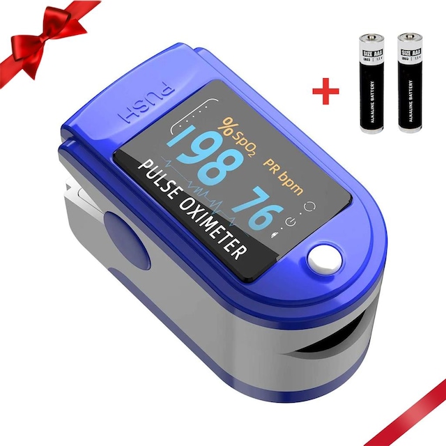 Nabız ve Oksijen Ölçme Cihazı Parmak Tipi Medikal Pulse Oksimetre