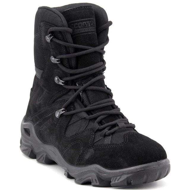 1299 Scooter Fermuarsız Su Geçirmez Siyah Kışlık Bot