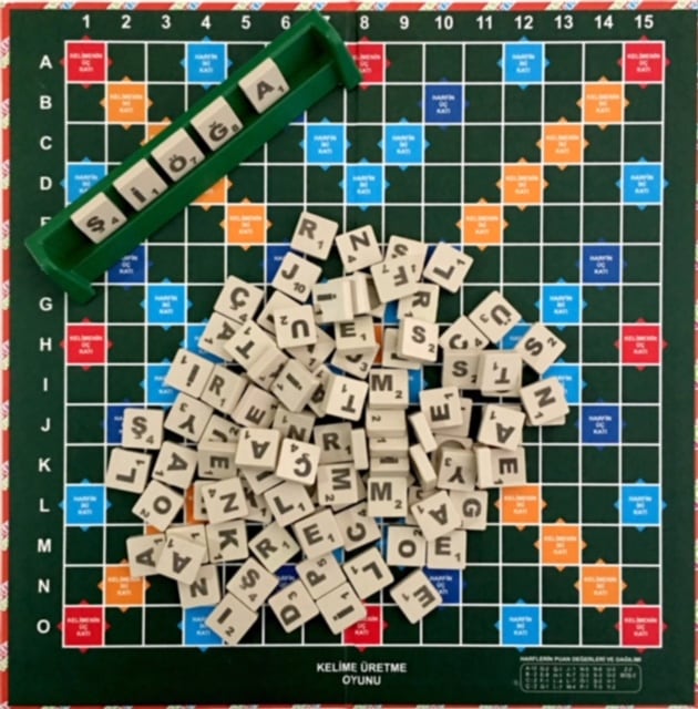 Hobi Kelime Üretme Oyunu Yerli Üretim Scrabble Kelime Oyunu