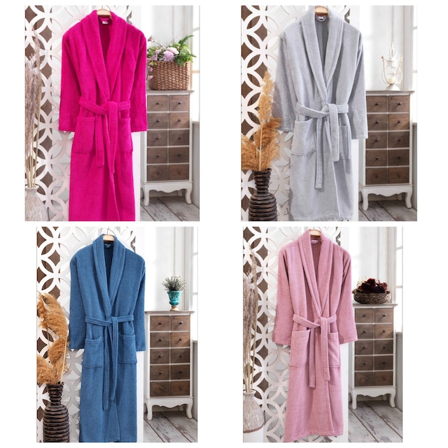 BAY&BAYAN %100 PAMUK BORNOZ 10 FARKLI RENK