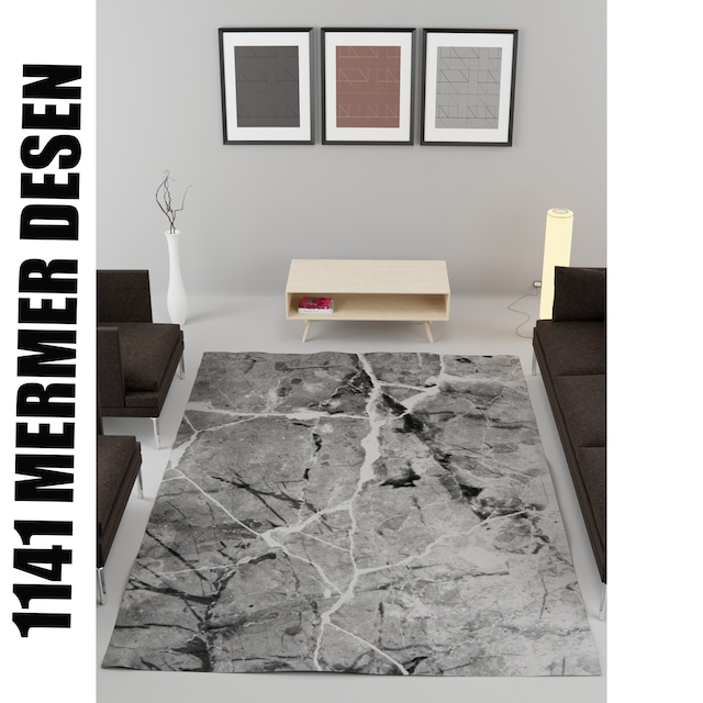 12 Model Kaymaz Taban Dekoratif Baskılı Halı Kilim Yolluk