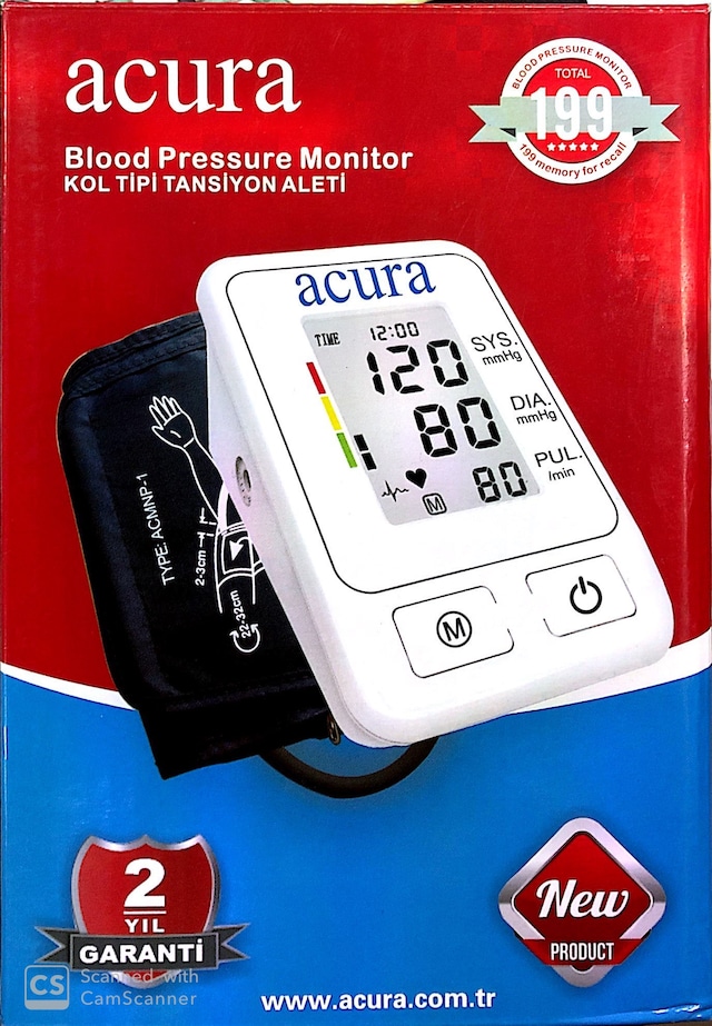 ACURA AC 9080 KOLDAN ÖLÇER DİJİTAL TANSİYON ALETİ