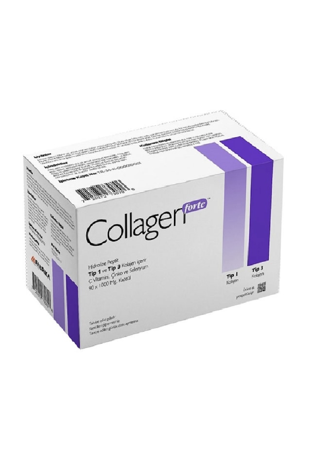 Collagen Forte Hidrolize Peptit Tip1 Ve Tip3 90 Tb - Defne Samyel