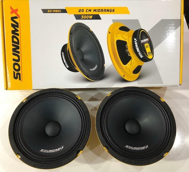 SOUNDMAX 20CM MIDRANGE  CİFTTİ 600WAT 300RMS İKİ ADET