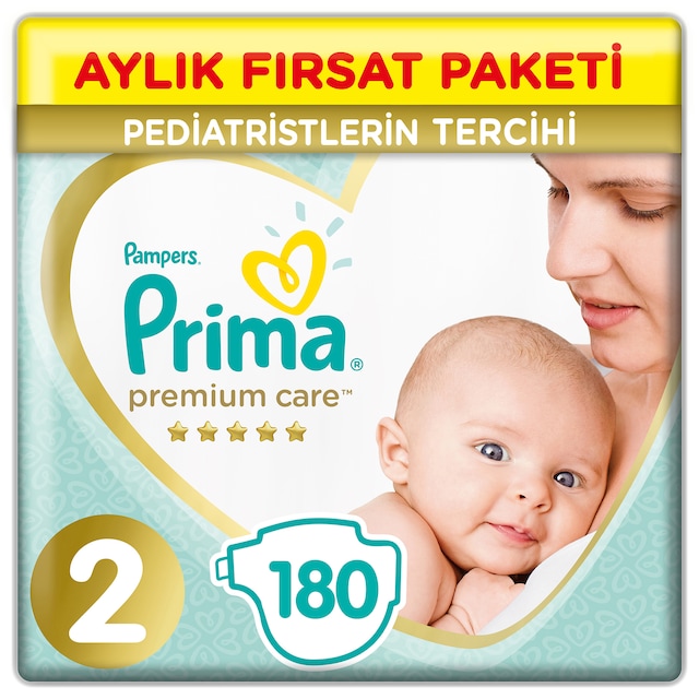 Prima Premium Care 2 Beden Aylık Fırsat Paket 180’li