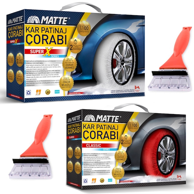 Matte Kar Çorabı SuperX - Classic Serisi Buz Kazıyıcı Hediyeli