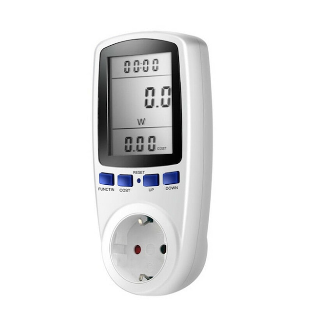 Wattmetre Enerji Tüketim Sarfiyat Ölçer Ölçüm Priz 230V-3680W-16A