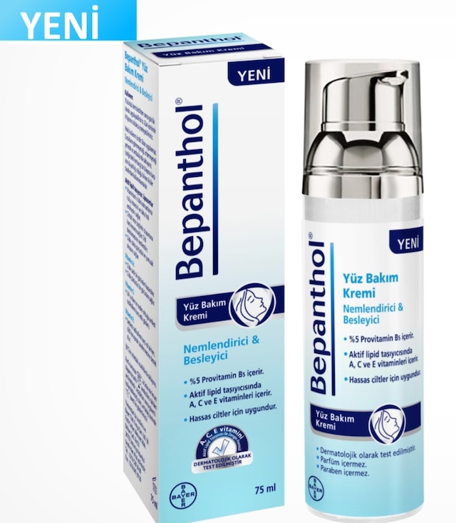 Bepanthol Yüz Bakım Kremi Nemlendirici Besleyici 75 ml Skt 2023/9
