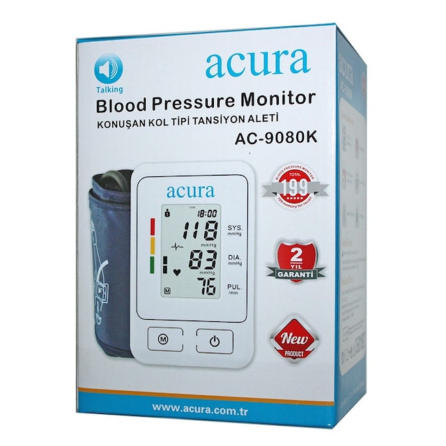 Acura AC-9080K Türkçe Konuşan Koldan Ölçer Tansiyon Aleti