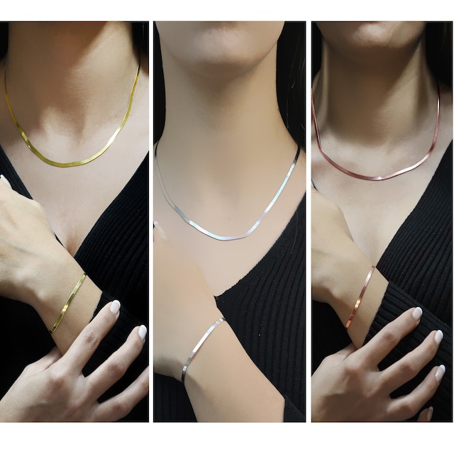 By Harmony Çelik Kolye&Bileklik Set