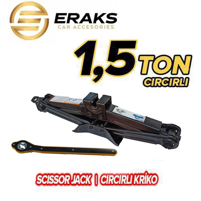 Scissor Jack Cırcırlı Kriko 1,5 Ton Dayanıklı Yeni Üretim Güçlü!