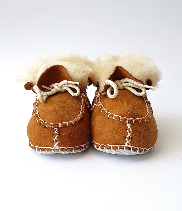 DERİ BEBEK PATİĞİ, KAYMAZ TABANLI