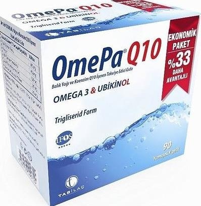 Omepa-Q10 Omega3 Ubiquinol 90 Kapsül