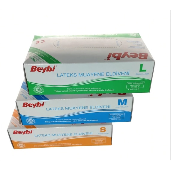 Beybi Lateks Pudralı Muayene Eldiveni