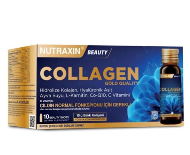 Nutraxin Beauty Gold Collagen 10 x 50ml Skt 03.2023
