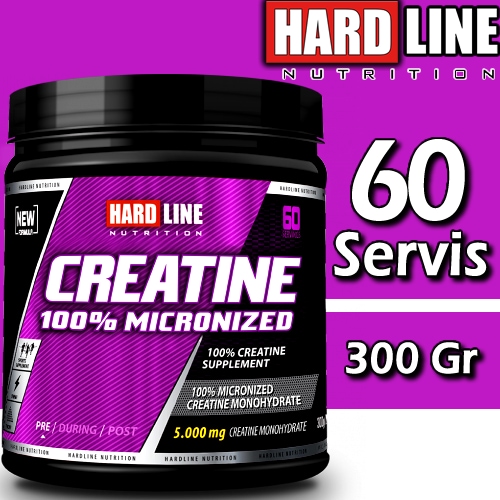 Hardline Kreatin 300 Gr %100 Mikronize Creatine SkT 06/2022