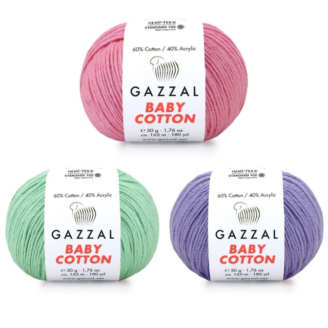 Gazzal Baby Cotton Amigurumi 50 Gr El Örgü İpi (Renk Seçenekli)