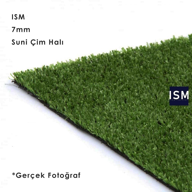 ISM - Suni Yapay Çim Balkon Halı - 7mm - Yeşil Renk