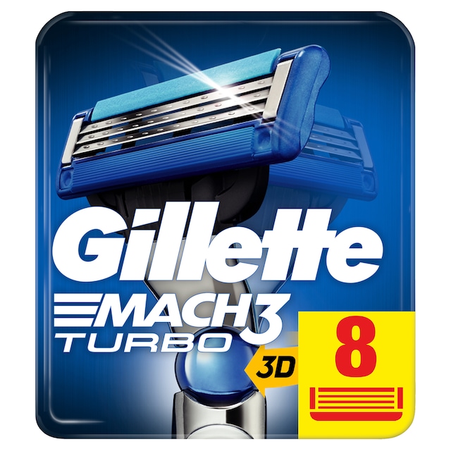 Gillette Mach3 Turbo Yedek Tıraş Bıçağı 8'li