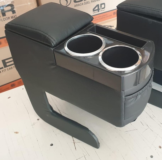 Montajsız Bardaklı Deri Kolçak  Delmeden montaj