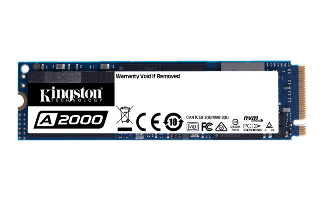 Kingston A2000 SA2000M8/500G 500 GB PCIe 3.0 x4 M.2 NVMe SSD