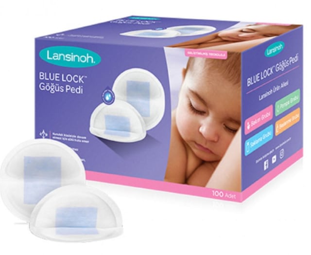 Lansinoh Blue Lock Göğüs Pedi 100'lü