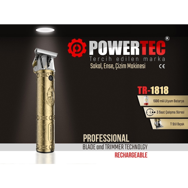 Powertec TR 1818 Sakal Ense Çizim Makinası