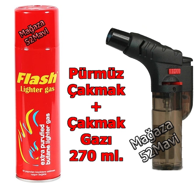 1 Silvio Monetti 1300 Derece Pürmüz Çakmak  + Çakmak Gazı 270 ml