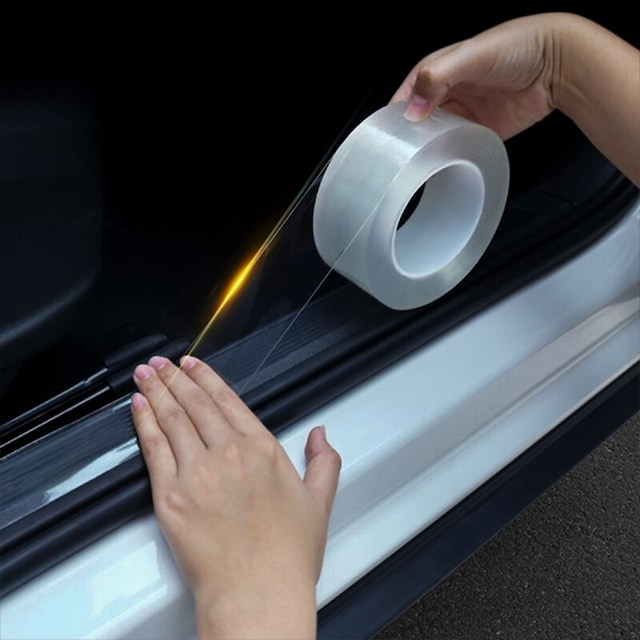 Oto Araç Kapı Koruma Bantı Çizik Önleyici Kapı Eşiği Şeffaf Bant