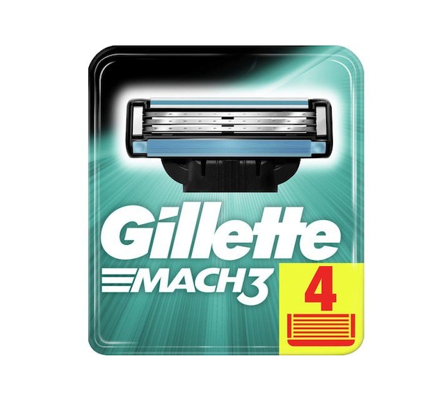 Gillette Mach3 Yedek Başlık 4'lü