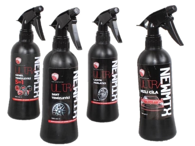 Genel Tem.-Jant Tem.-Hızlı Cila-Lastik Par. 500'er ml