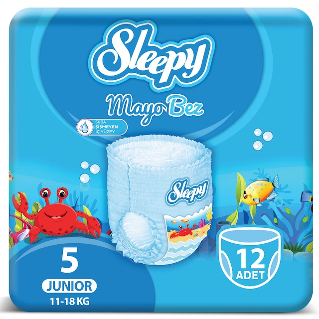 Sleepy Mayo Külot Bez 5 Numara Junior 12 Adet