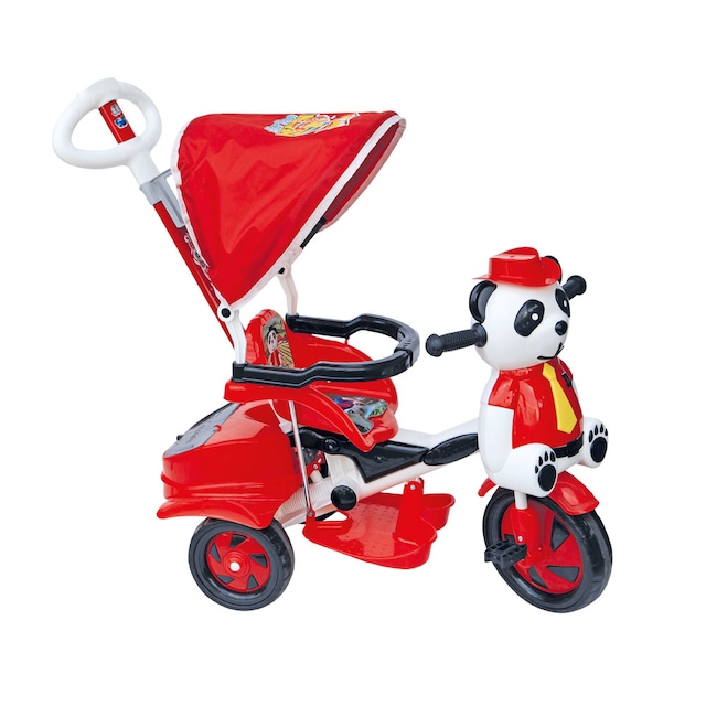 Dilaver Baby Poufi Panda Kontrollü 3 Tekerlekli Bisiklet