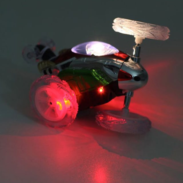 Uzaktan Kumandalı Takla Atan Işıklı Akrobat Dasher Oyuncak Araba