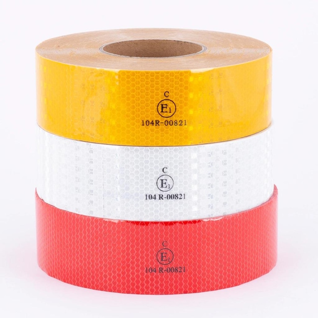 Tüvtürk Onaylı Reflektör Fosforlu Şerit Bant 5.5 cm 1-5-50 Metre